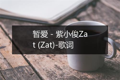 暂爱 - 紫小俊Zat (Zat)-歌词