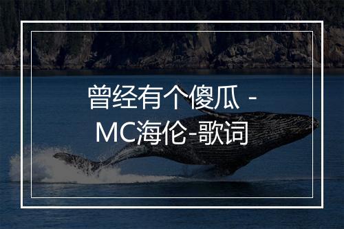 曾经有个傻瓜 - MC海伦-歌词