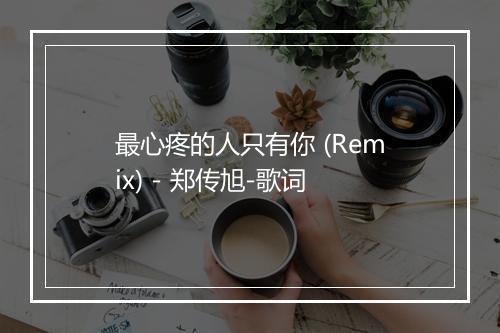 最心疼的人只有你 (Remix) - 郑传旭-歌词