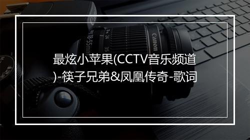 最炫小苹果(CCTV音乐频道)-筷子兄弟&凤凰传奇-歌词