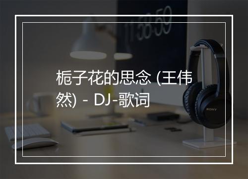 栀子花的思念 (王伟然) - DJ-歌词