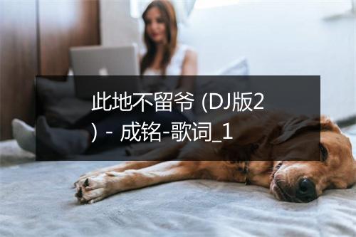 此地不留爷 (DJ版2) - 成铭-歌词_1