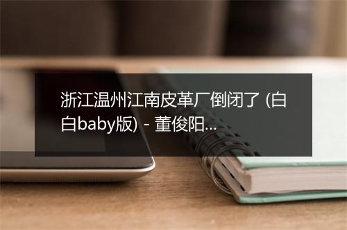 浙江温州江南皮革厂倒闭了 (白白baby版) - 董俊阳-歌词