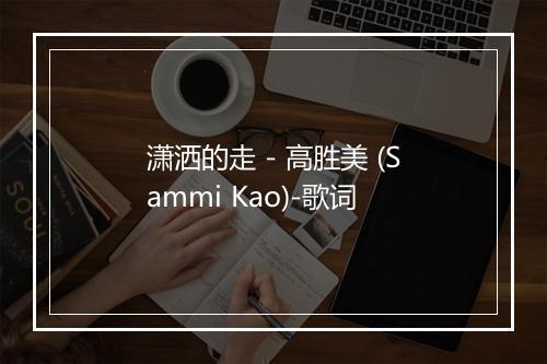 潇洒的走 - 高胜美 (Sammi Kao)-歌词