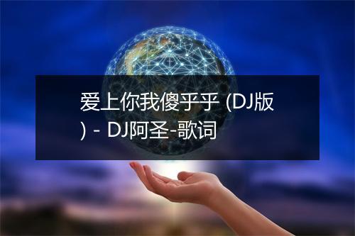 爱上你我傻乎乎 (DJ版) - DJ阿圣-歌词