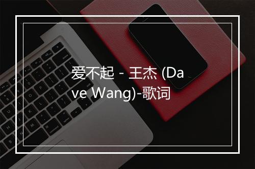 爱不起 - 王杰 (Dave Wang)-歌词