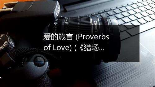 爱的箴言 (Proverbs of Love) (《猎场》电视剧插曲) - 邓丽君 (Teresa Teng)-歌词