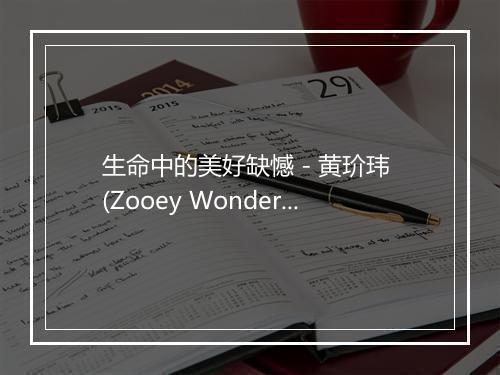 生命中的美好缺憾 - 黄玠玮 (Zooey Wonder)-歌词