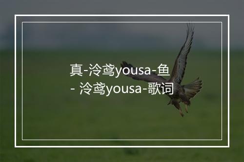 真-泠鸢yousa-鱼 - 泠鸢yousa-歌词