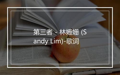 第三者 - 林姗姗 (Sandy Lim)-歌词