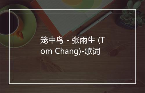 笼中鸟 - 张雨生 (Tom Chang)-歌词