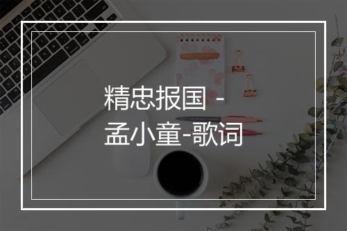 精忠报国 - 孟小童-歌词