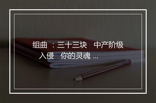 组曲 ：三十三块   中产阶级   入侵   你的灵魂 - 郑智化-歌词