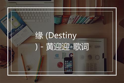 缘 (Destiny) - 黄迎迎-歌词