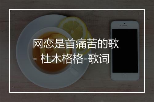 网恋是首痛苦的歌 - 杜木格格-歌词