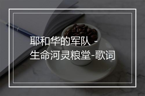 耶和华的军队 - 生命河灵粮堂-歌词