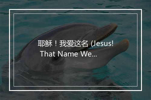 耶稣！我爱这名 (Jesus! That Name We Love) - 台湾福音书房 (Taiwan Gospel Book Room)-歌词