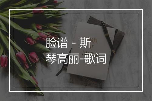 脸谱 - 斯琴高丽-歌词