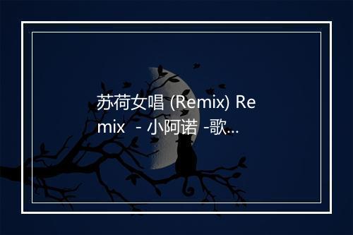 苏荷女唱 (Remix) Remix  - 小阿诺 -歌词