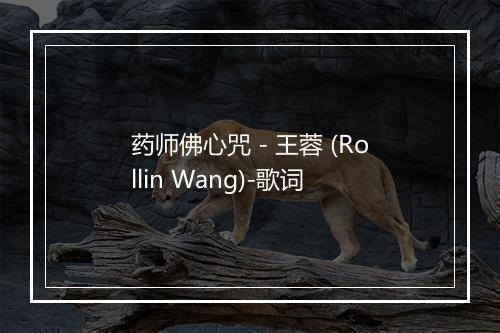 药师佛心咒 - 王蓉 (Rollin Wang)-歌词