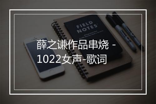 薛之谦作品串烧 - 1022女声-歌词