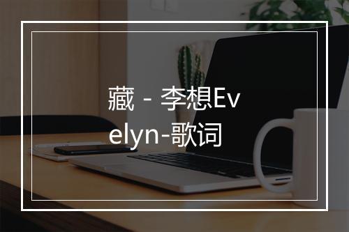 藏 - 李想Evelyn-歌词