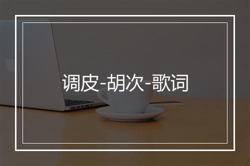 调皮-胡次-歌词