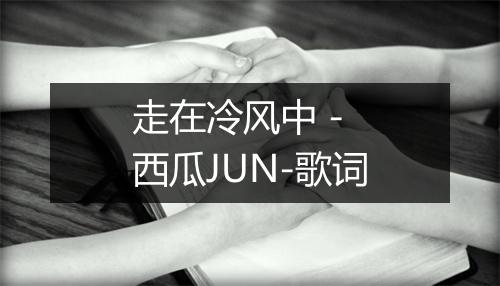 走在冷风中 - 西瓜JUN-歌词