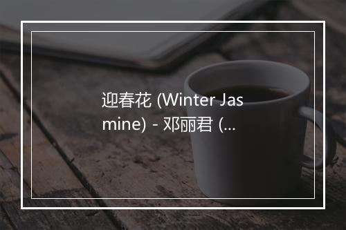 迎春花 (Winter Jasmine) - 邓丽君 (Teresa Teng)-歌词