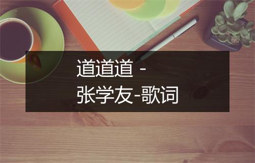 道道道 - 张学友-歌词