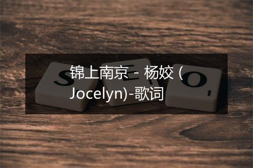 锦上南京 - 杨姣 (Jocelyn)-歌词