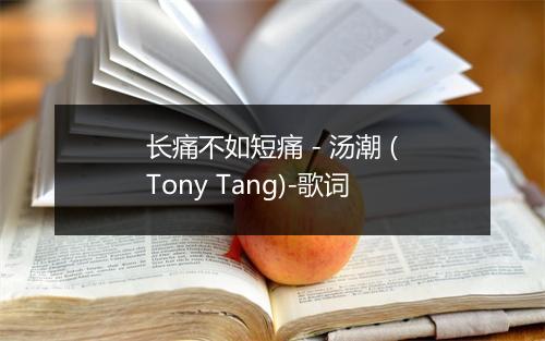 长痛不如短痛 - 汤潮 (Tony Tang)-歌词