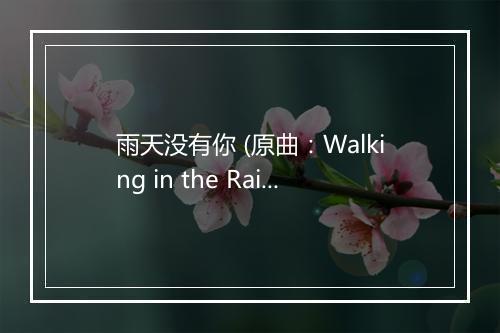 雨天没有你 (原曲：Walking in the Rain (With the One I Love)) - 王菲 (Faye Wong)-歌词