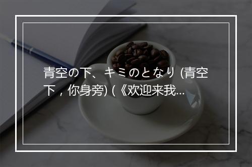 青空の下、キミのとなり (青空下，你身旁) (《欢迎来我家》日剧主题曲) - 嵐 (あらし)-歌词