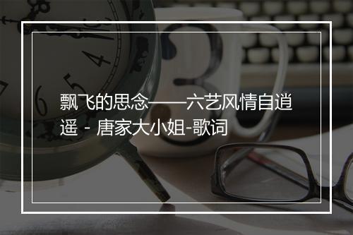 飘飞的思念——六艺风情自逍遥 - 唐家大小姐-歌词