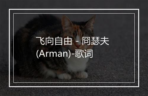 飞向自由 - 冏瑟夫 (Arman)-歌词