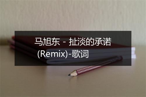 马旭东 - 扯淡的承诺 (Remix)-歌词