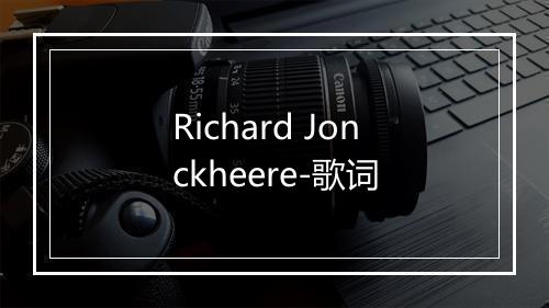 Richard Jonckheere-歌词