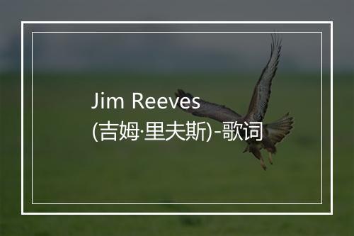 Jim Reeves (吉姆·里夫斯)-歌词