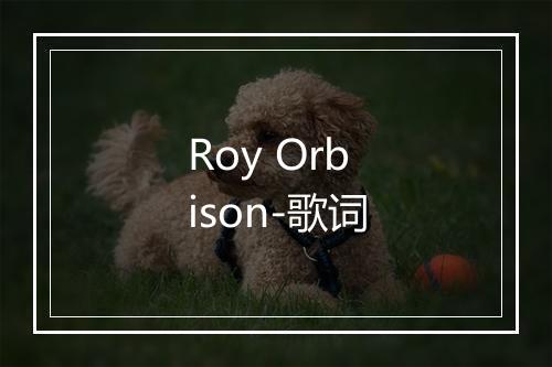 Roy Orbison-歌词