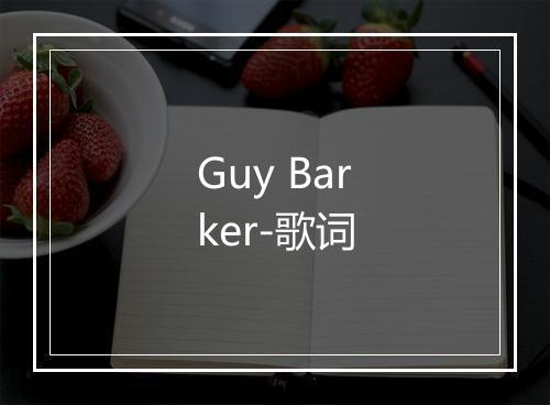 Guy Barker-歌词