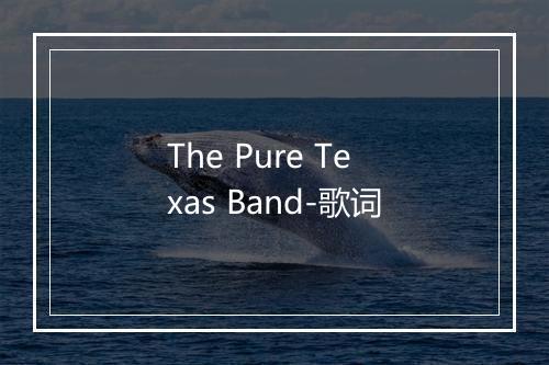 The Pure Texas Band-歌词