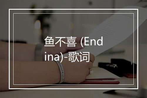 鱼不喜 (Endina)-歌词