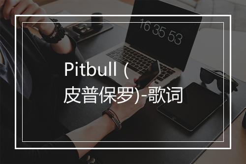 Pitbull (皮普保罗)-歌词