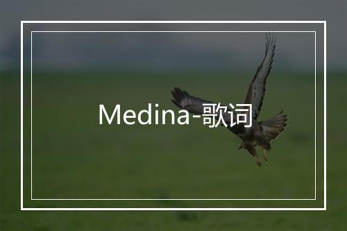 Medina-歌词