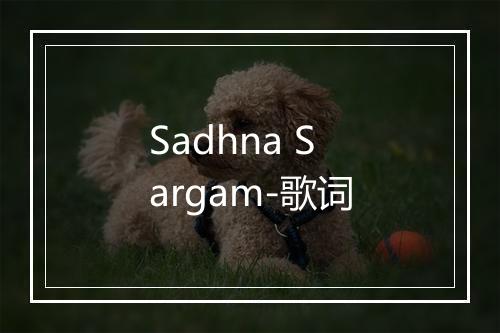 Sadhna Sargam-歌词