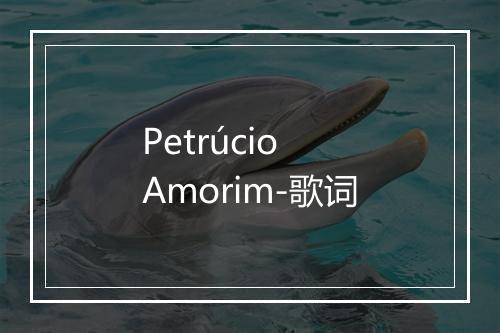 Petrúcio Amorim-歌词