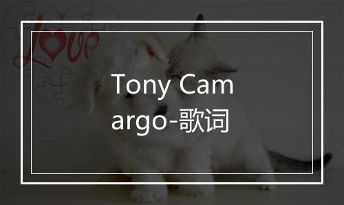 Tony Camargo-歌词