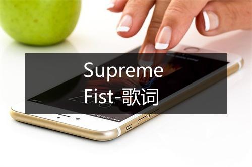 Supreme Fist-歌词