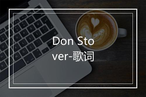 Don Stover-歌词